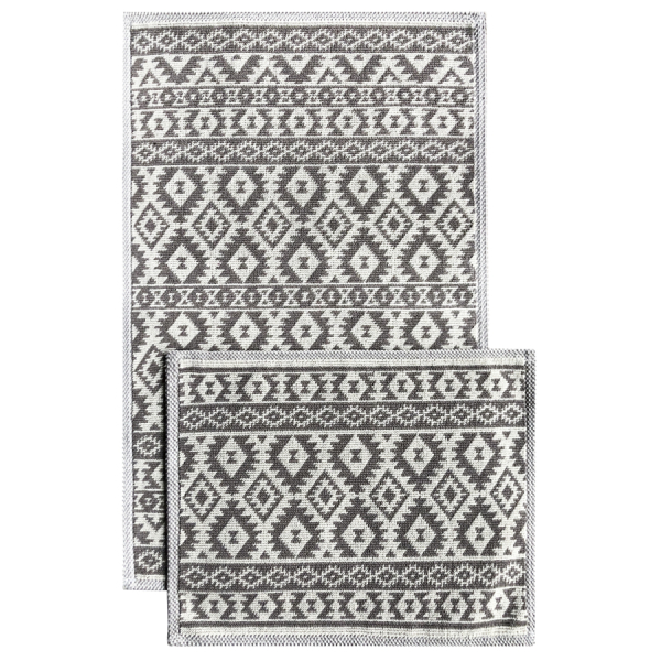 Комплект ковриков L'CADESI PAMUKLU из хлопка, 60x100см и 50×60см, AS 20